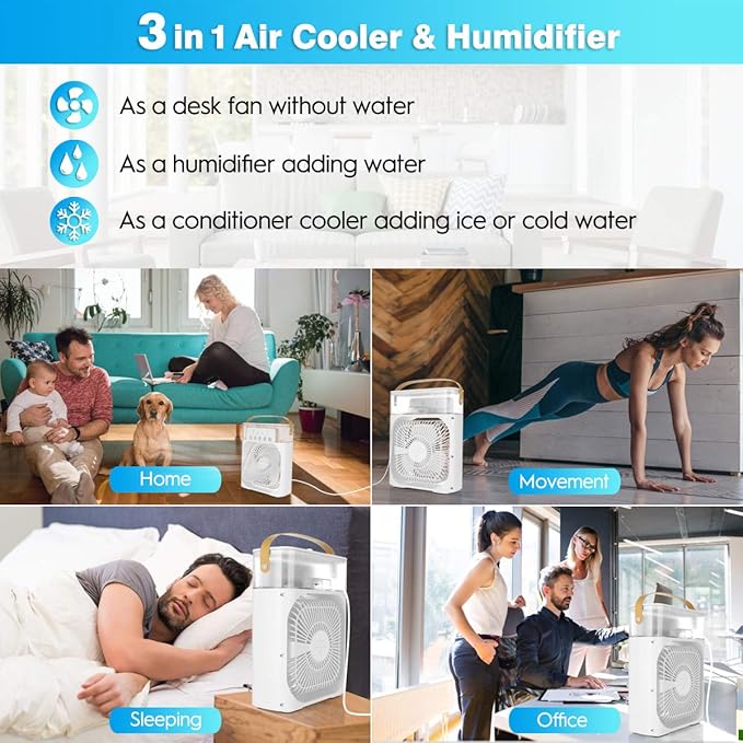 Ventilador de aire acondicionado portátil